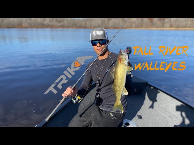 Fall Walleye Fishing on the St. Louis River with my NEW TRIKA Rods