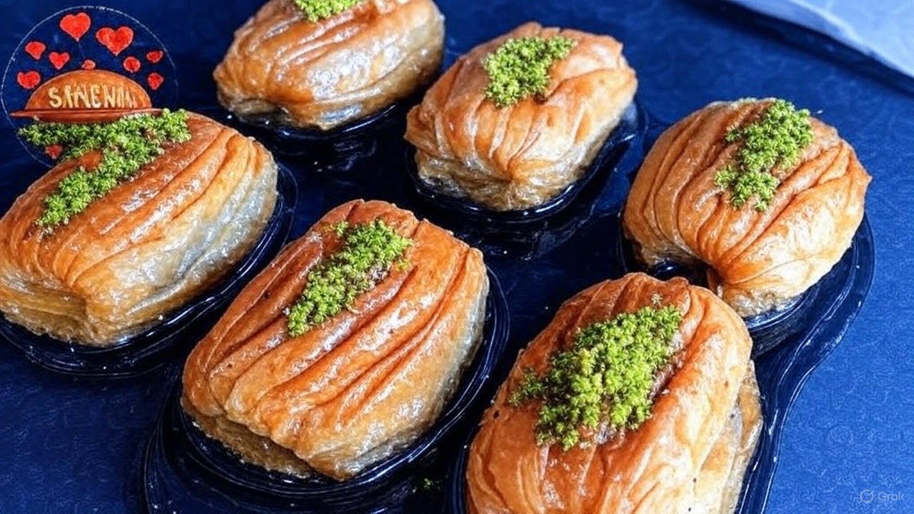 Baklavalık yufkadan GAZETE  BAKLAVA tarifi👌pratik büzme baklava tarifi
