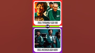 Would You Rather Squid Game 2 Challenge! #squidgame  #shorts