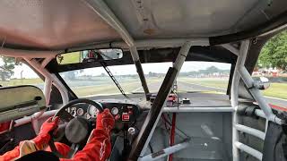 Tim Evers NASCAR demo at Oulton park American autoshow 2025 16/08/2025