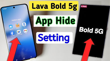 How to hide apps in Lava bold 5g /Lava bold 5g app hide/app hide setting