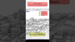 Free Real World 3D Terrain Model Short #rhino3d #3dprinting #cad #tutorial #rhinotutorial