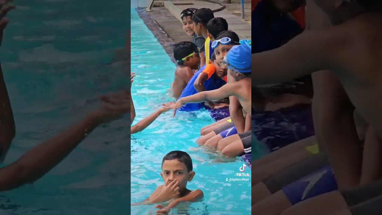 Kids ❤️ to be in the water 