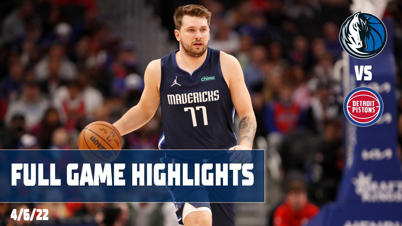 Luka Doncic (26 points) Highlights vs. Detroit Pistons - YouTube
