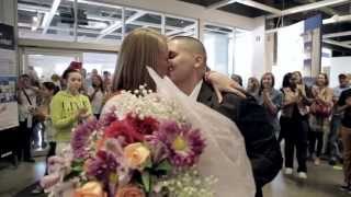 Flash Mob Marriage Proposal at IKEA Sunrise