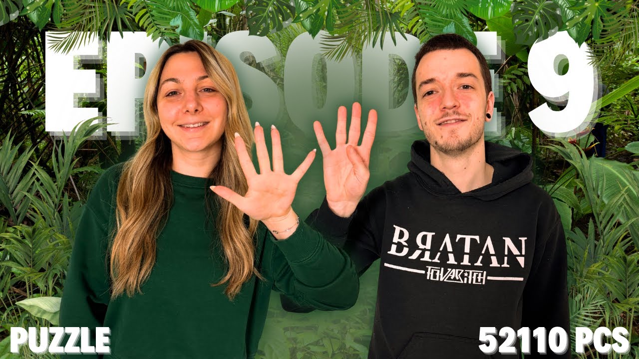 NOIR C'EST NOIR, ON EST PLEIN D'ESPOIR SUR LA PARTIE 4 DE NOTRE GRAND PUZZLE 52110 PIÈCES 🐆🖤