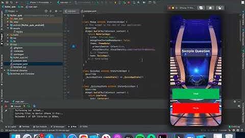 Simple Quiz App in Flutter Part 1