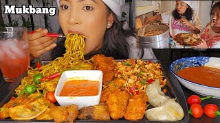 Spicy Chatpate With Dallekhursani/Sadeko Mo:Mo/Super Spicy Chicken Wings/Chicken Kebab/Mukbang.