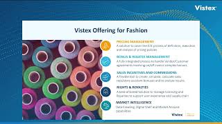 Vistex Solutions for the Fashion Industry