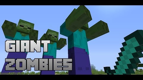 Minecraft: How to Spawn Giant Zombies NO MODS OR HACKS