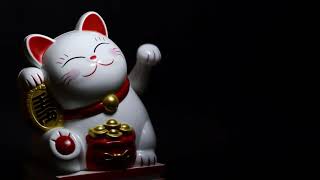 Soothing Japanese Music | Maneki-neko 招き猫 Beckoning Cat | Cute Figurine Video | Beatz Muzic Resimi