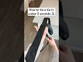 This is how to tie a tie in under two seconds 👔 #lifetips #lifehacks #doityourself #tipsandtricks