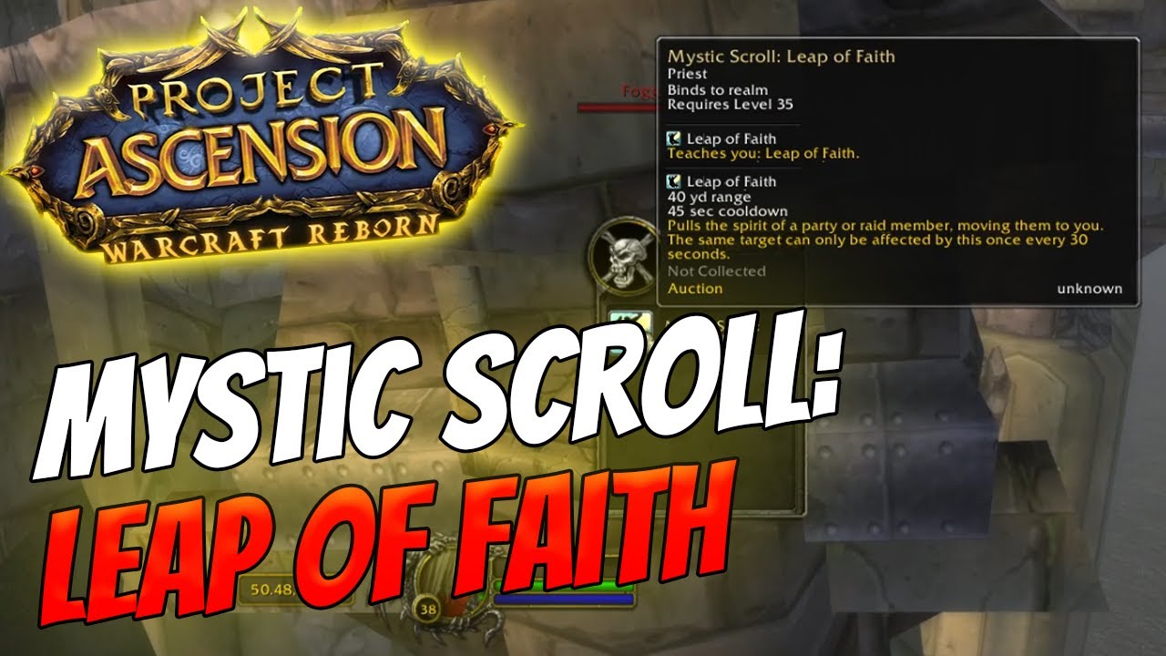 Mystic Scroll: Leap of Faith | Priest [WoW Warcraft Reborn]