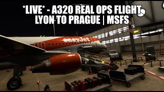 🔴 LIVE: A320 Real Ops - Lyon to Prague | Fenix A320, VATSIM & MSFS 2020