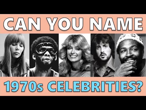 CAN YOU NAME THESE 1970s CELEBRITIES?