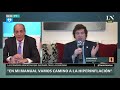 Javier Milei: "La Argentina va hacia la peor crisis económica y social de su historia"