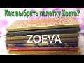 Все мои палетки Zoeva. Какую выбрать?