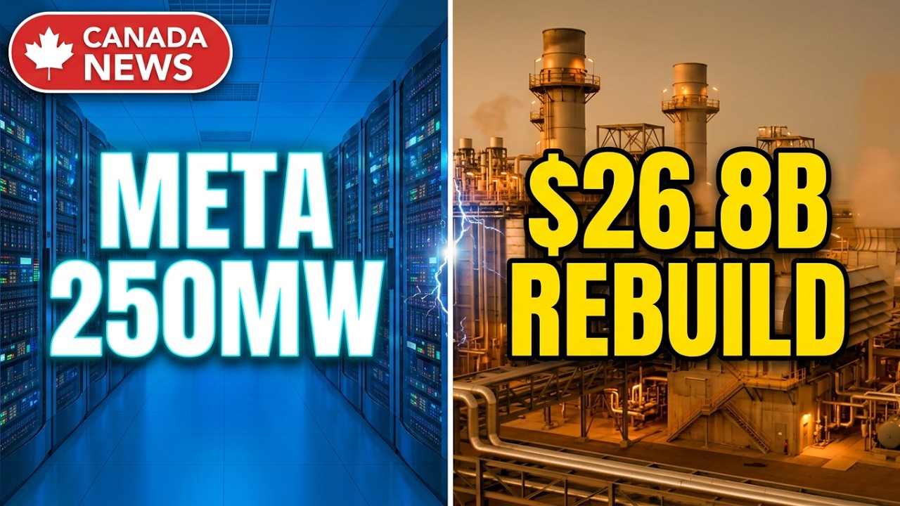 Canada News | Canada’s Power Problem? Meta, Mortgage Rates & a $26.8B Nuclear Overhaul #CanadaNews