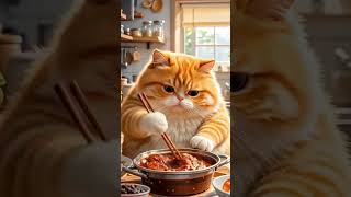 I'm having roast lamb leg today. #hmminds #cartoon #funnycat