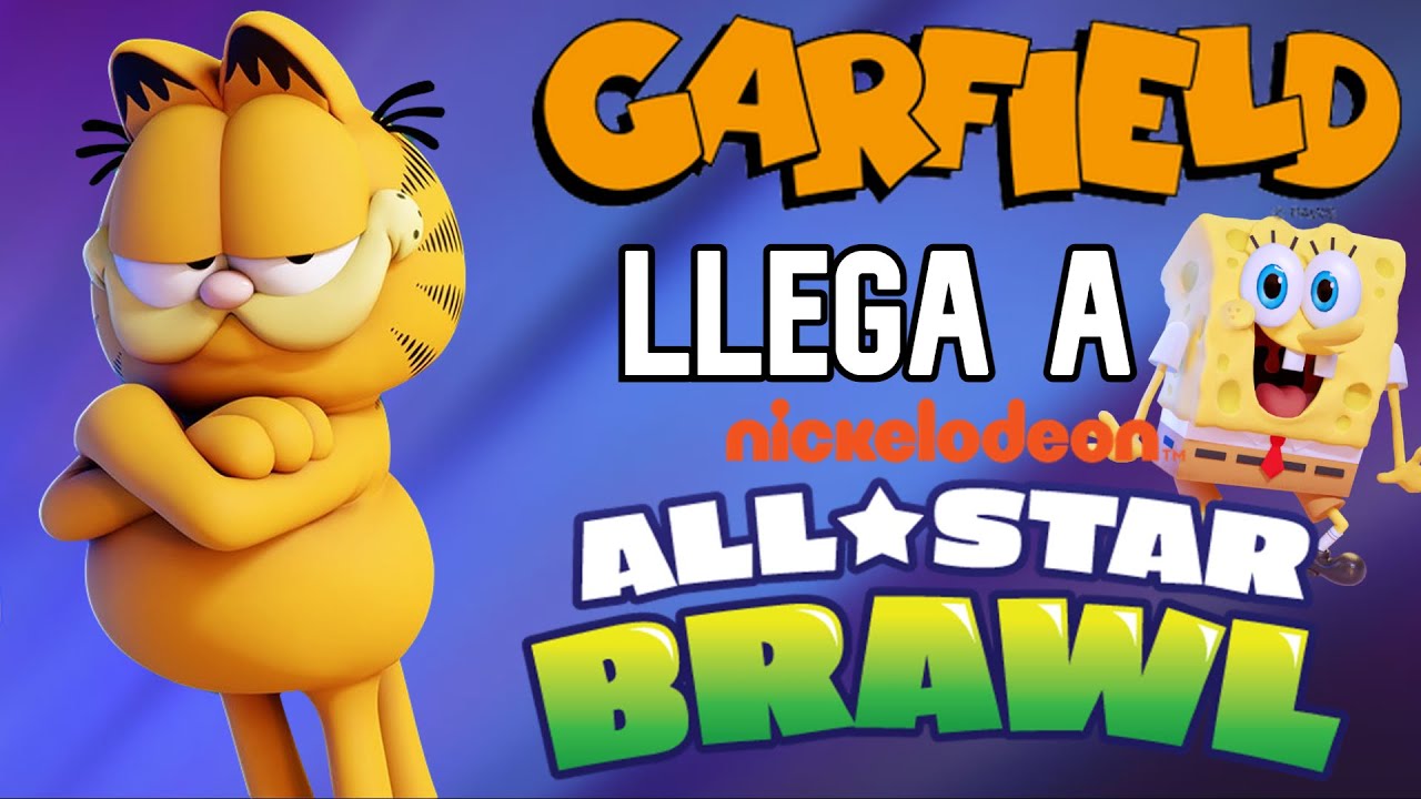 GARFIELD se una a la PELEA en Nickelodeon All-Star Brawl