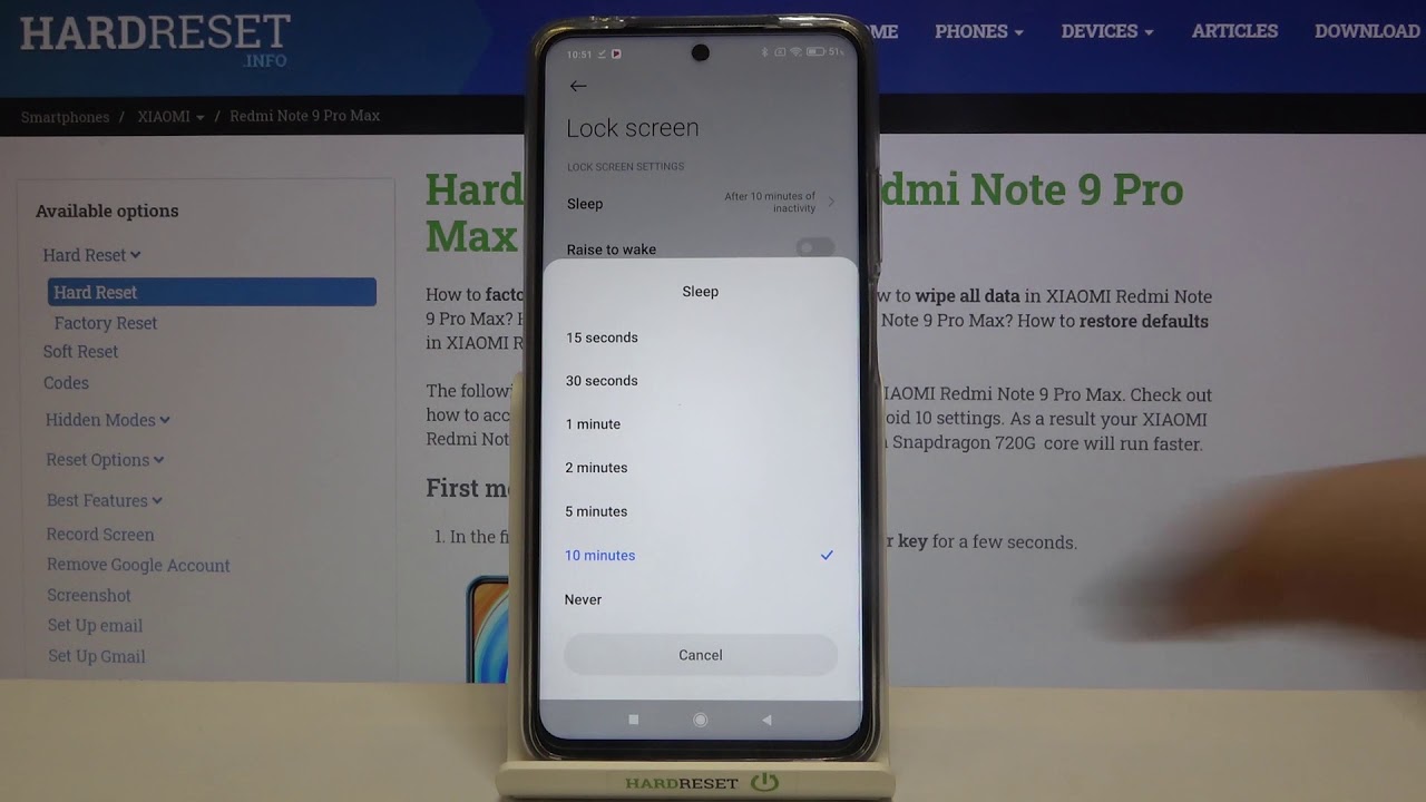 how-to-change-screen-timeout-in-xiaomi-redmi-note-9-pro-max-customize