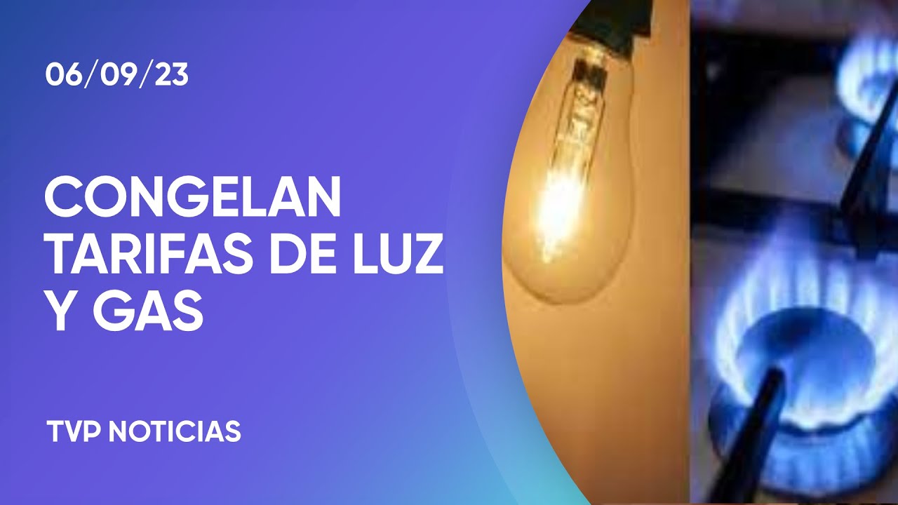 Congelan las tarifas de luz y gas y restablecen temporalmente el dólar ...