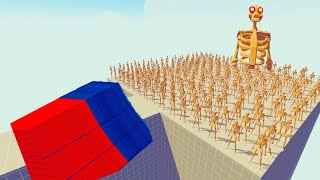 100x SKELETON + GİANT vs EVERY GODTotally Accurate Battle Simulator TABS