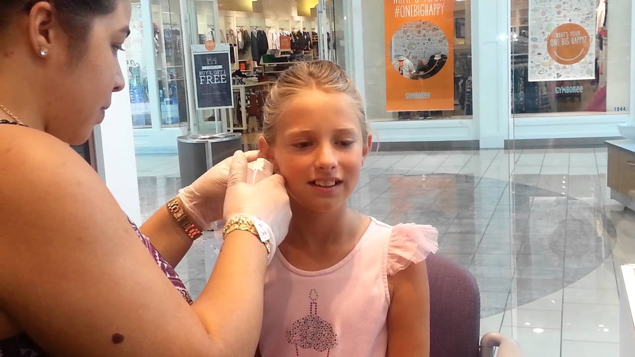 Abby Getting Ears Pierced Again Youtube
