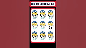 Find the Odd emoji out||Memory test short||Emoji challenge #viral