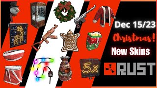 Rust New Christmas Skins /Santa's Coat/Gingerbread Man AK/Frosty's Fridge/Wrapped Furnace & More