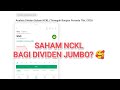 DIVIDEN JUMBO NCKL 2026 ? 🤩 ANALISIS UPDATE!