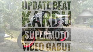Update beat karbu supermoto   tes sound knalpot klx #MasBeatIreng #dirumahaja