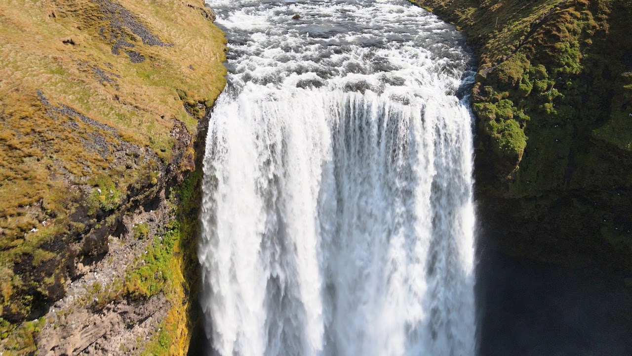 Skógafoss - Amazing ICELAND in 4K UHD - Aerial Drone Footage