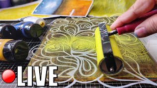 SIMPLE Gelli Printing | Grab supplies and create with me