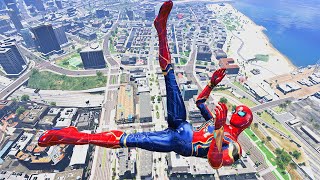 Incredible GTA 5 iron Spiderman Ragdolls GTA 5 Funny moments, Falls, stunts, (Euphoria physics)