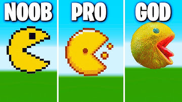 NOOB VS PRO VS HACKER Minecraft Pixel art🎨Pacman