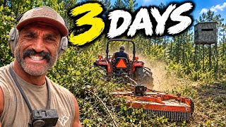 Our Deer Stands Were COMPLETELY Overgrown... 3 Days to Fix It!