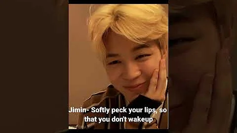 BTS REACTION 'When you cuddle them while sleeping'😊😊