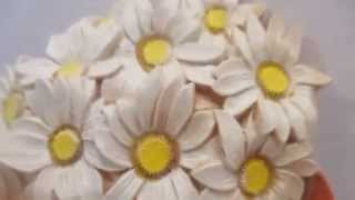 2 Homco Syroco Fruit Floral Vintage Wall Hangings 1969