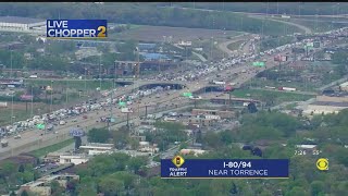 3 Lanes Of Interstate 80/94 Blocked After Semi Crash