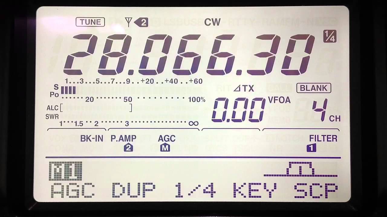 Icom IC-746 Pro Antenna Tuner - YouTube