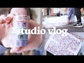 STUDIO VLOG #27 | Washi Reveal, Huge Paper Delivery &amp; Using Notion! | Plannerface