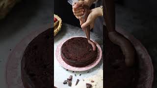 Dark Chocolate Cherry Cake