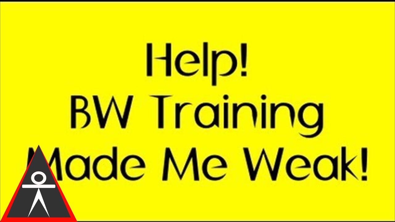 calisthenics workout program for beginners This Is Why You're Weaker With Body Weight Training