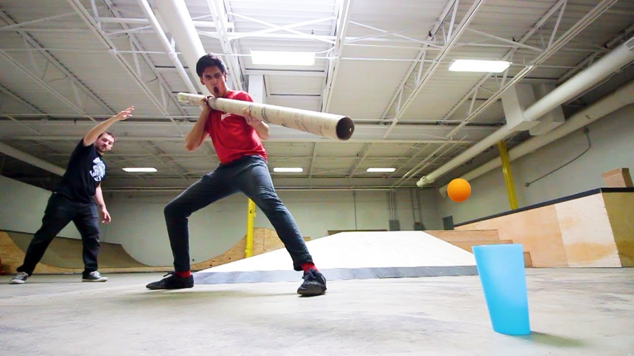 HILARIOUS PING-PONG TRICK SHOTS!