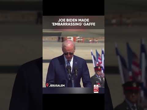 US President Joe Biden Makes Holocaust Gaffe During Israel Visit