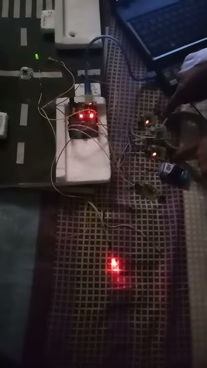 Density based traffic signal system using Arduino & IR sensors - YouTube
