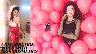 Collaboration Video With Aris Cosmetics India