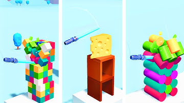 Slice Master 🔪⚔️🪓 Very Satisfying And Relaxing ASMR Slicing Game Perfect!