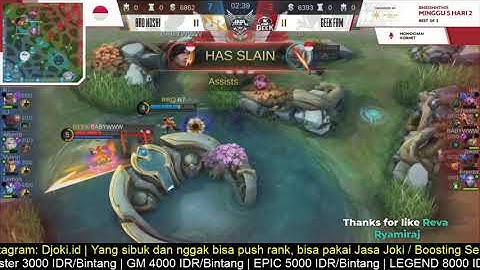 RRQ HOSHI vs GEEK FAM ID | Game 2 MPL-ID S6 Week 5 Day 2 | RRQ vs GEEK